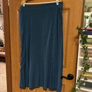 Torrid Teal Maxi Skirt